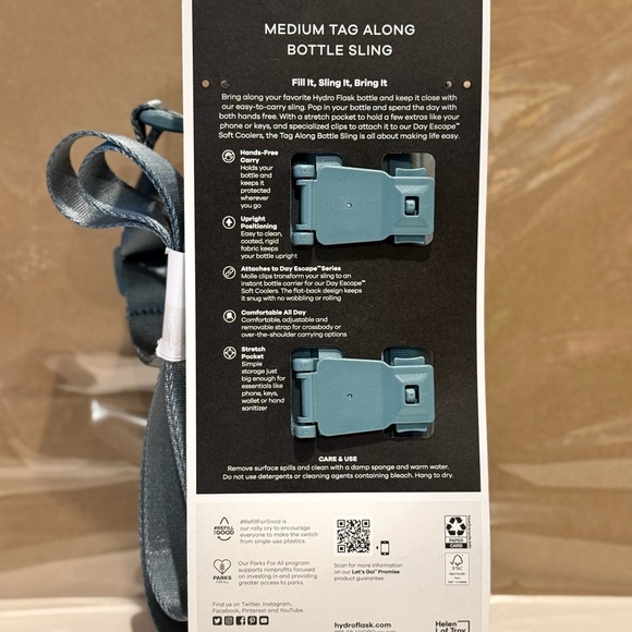 Brand New Hydro Flask Tag Along™ Medium – Birch | Fits 32 oz & 40 oz Wide Mouth - Picture 10 of 11